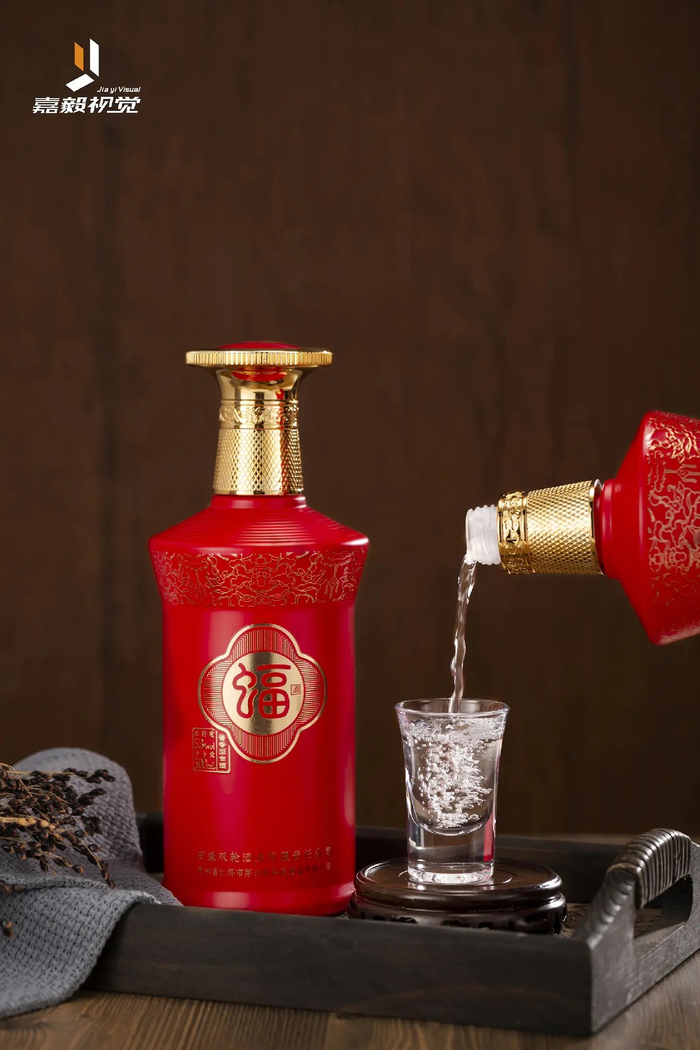 白酒品牌系列产品拍摄 | 国风美学与产品细节全展示